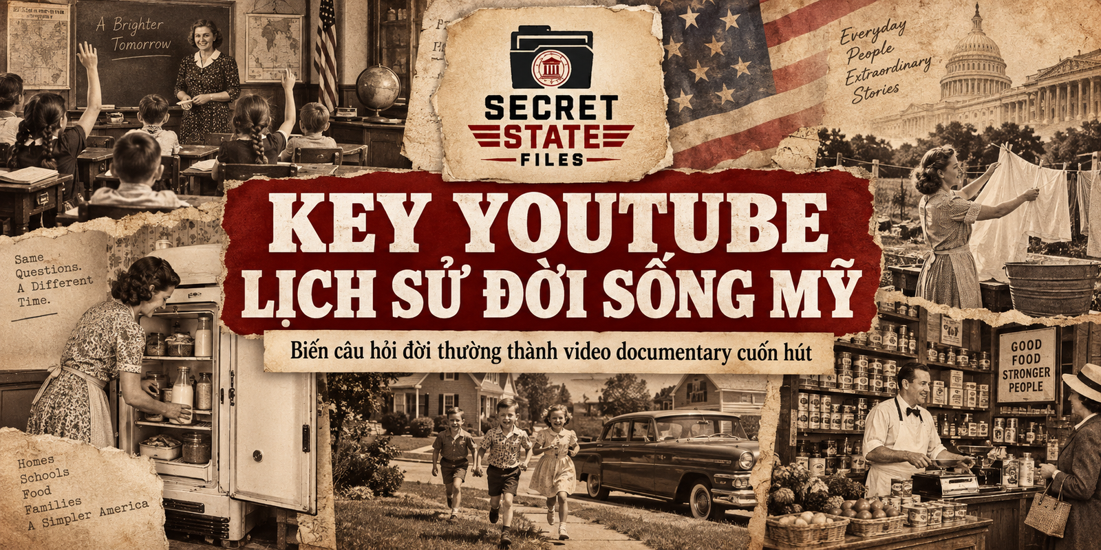 KEY YouTube Lịch Sử Đời Sống Mỹ: Công Thức Secret State Files