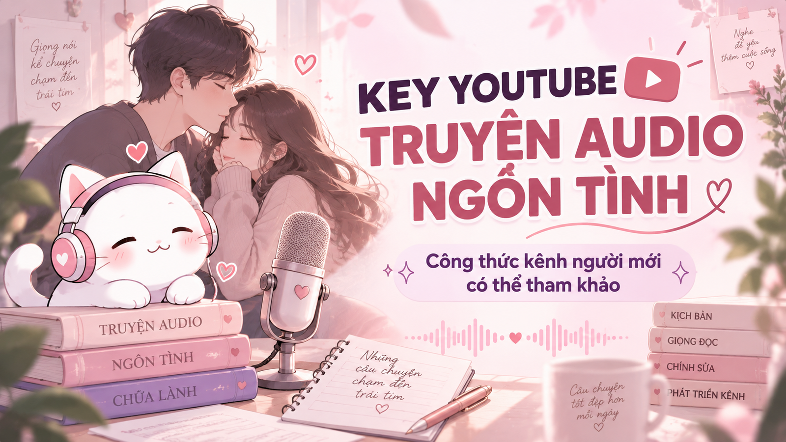 KEY YouTube Truyện Audio Ngôn Tình: Công Thức Kênh Người Mới Có Thể Tham Khảo